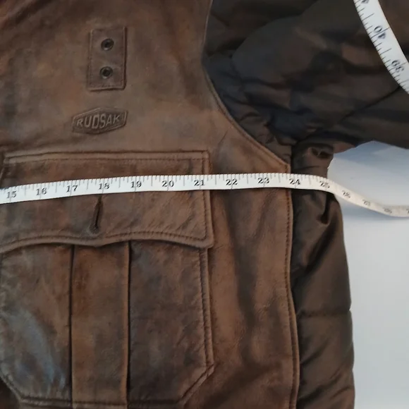 Vintage Rudsak Mixmedia leather puffer coat - Picture 12 of 14